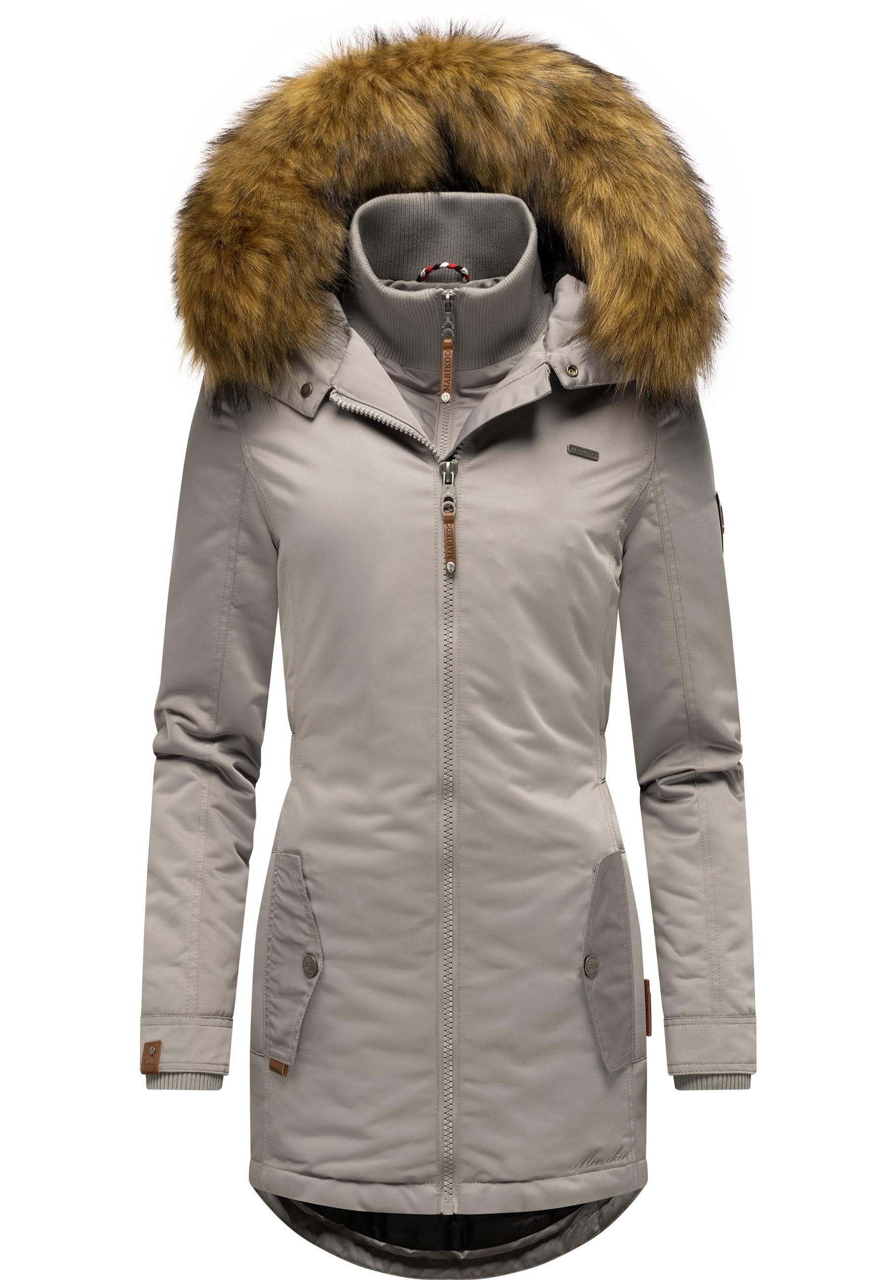 Marikoo Wintermantel Sanakoo schicker Damen Kurzmantel günstig online kaufen