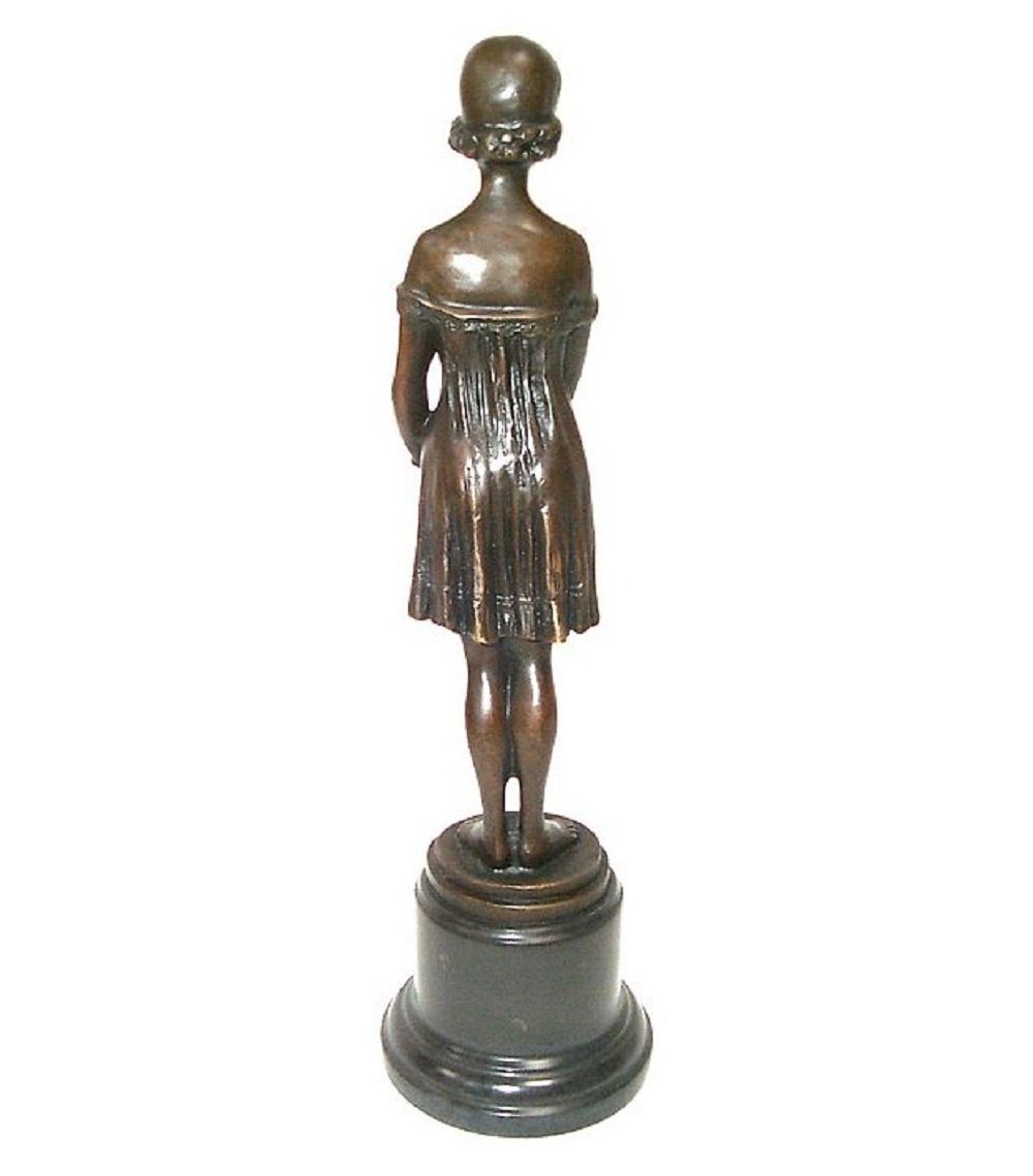 signiert Bronze Bronze Chiparus, Die Figur, Linoows "Die Chiparus Skulptur Unschuld" Bronzefigur Unschuld, Dekoobjekt