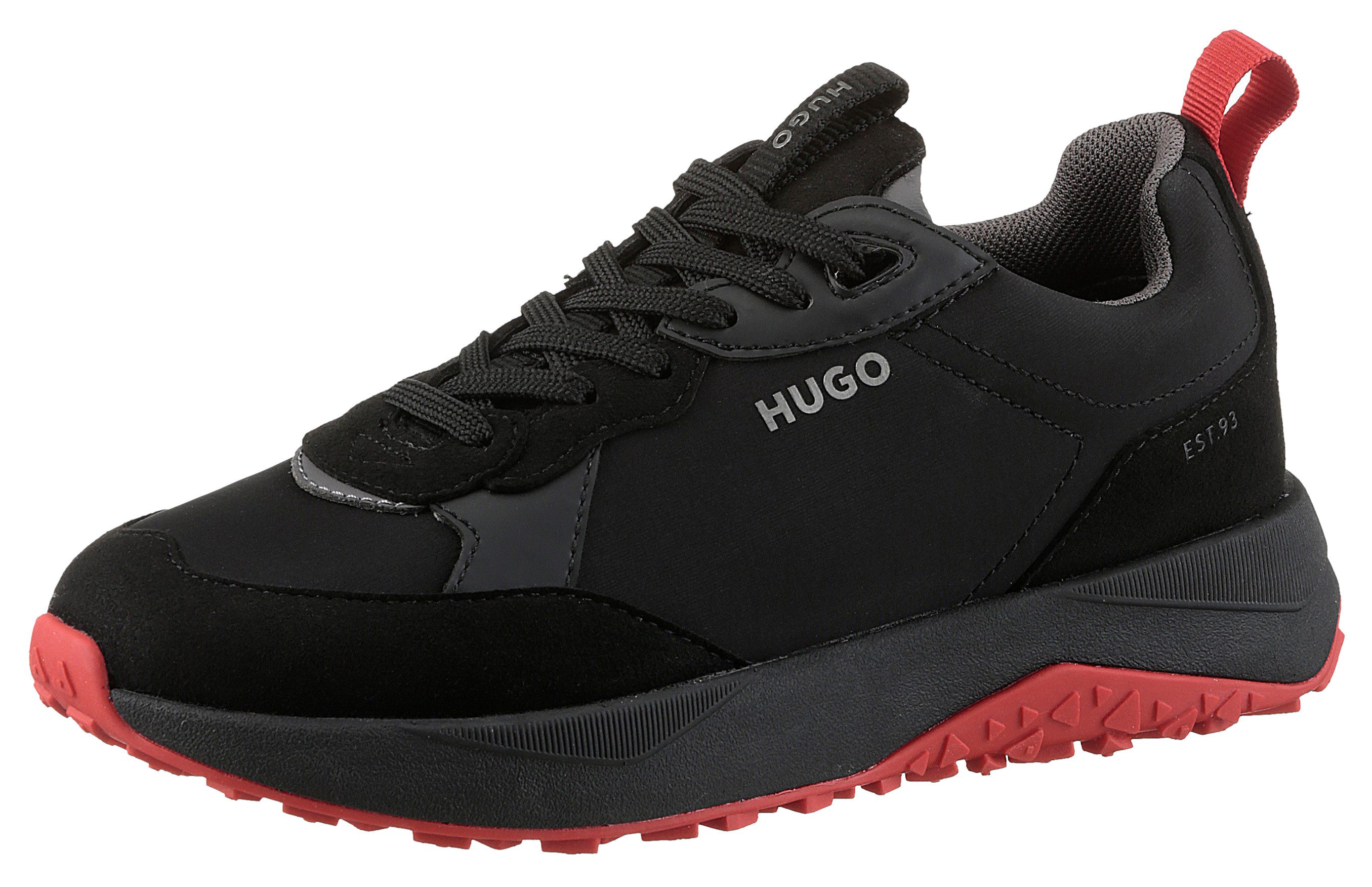 HUGO Kane_Runn Sneaker, Halbschuh, Freizeitschuh, Outdoorsneaker im Materia günstig online kaufen