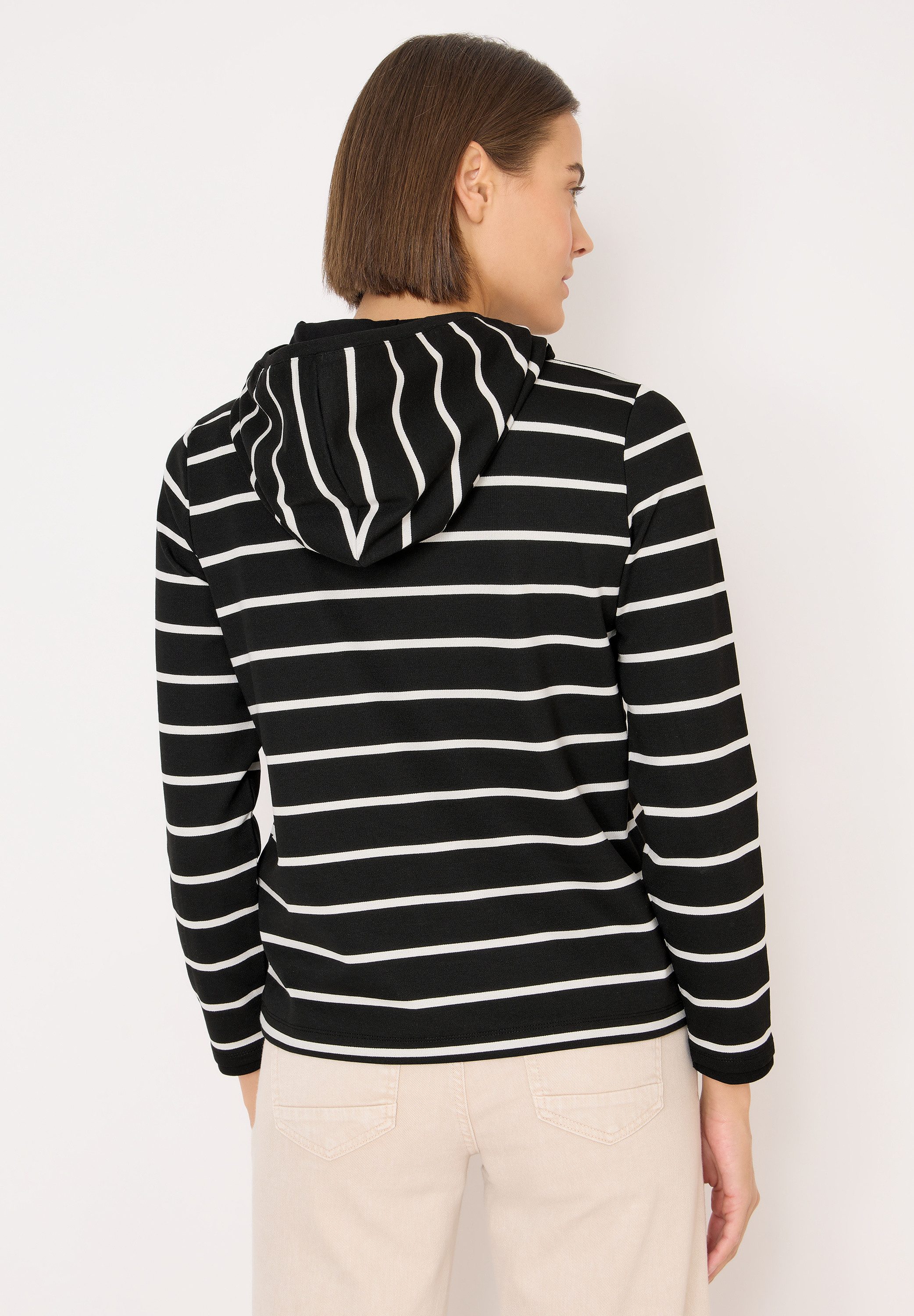 CECIL Kapuzenshirt aus softem Materialmix günstig online kaufen