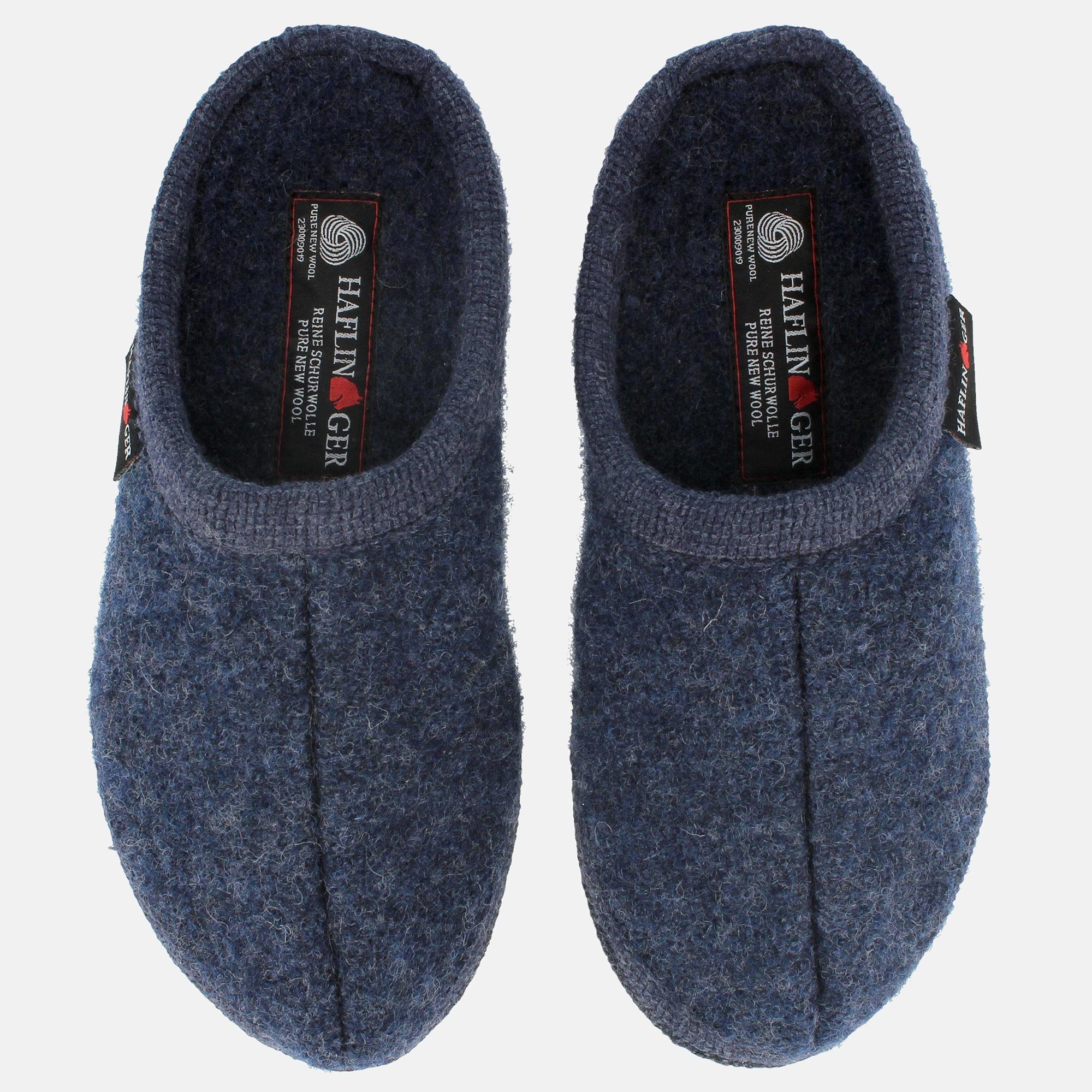 Haflinger Alaska Hausschuh Pantoffel aus gewalkter Wolle Hausschuh – Bild 3 von 3