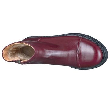 Ocra Ocra Stiefeletten 363 Winter Schuhe für Mädchen Damen mit Lammfell Bordo Schnürstiefelette