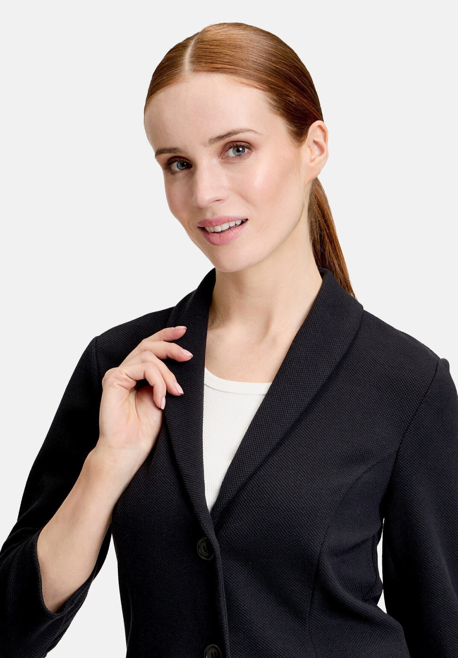 Betty Barclay Jackenblazer Damen mit Knöpfen Kragen