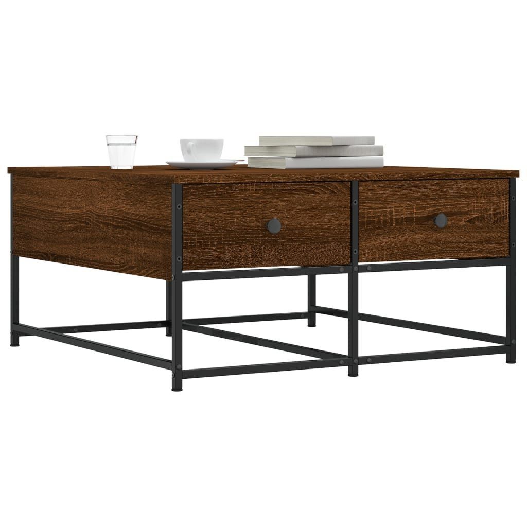 vidaXL Couchtisch Couchtisch Braun Eichen-Optik 80x80x40 günstig online kaufen