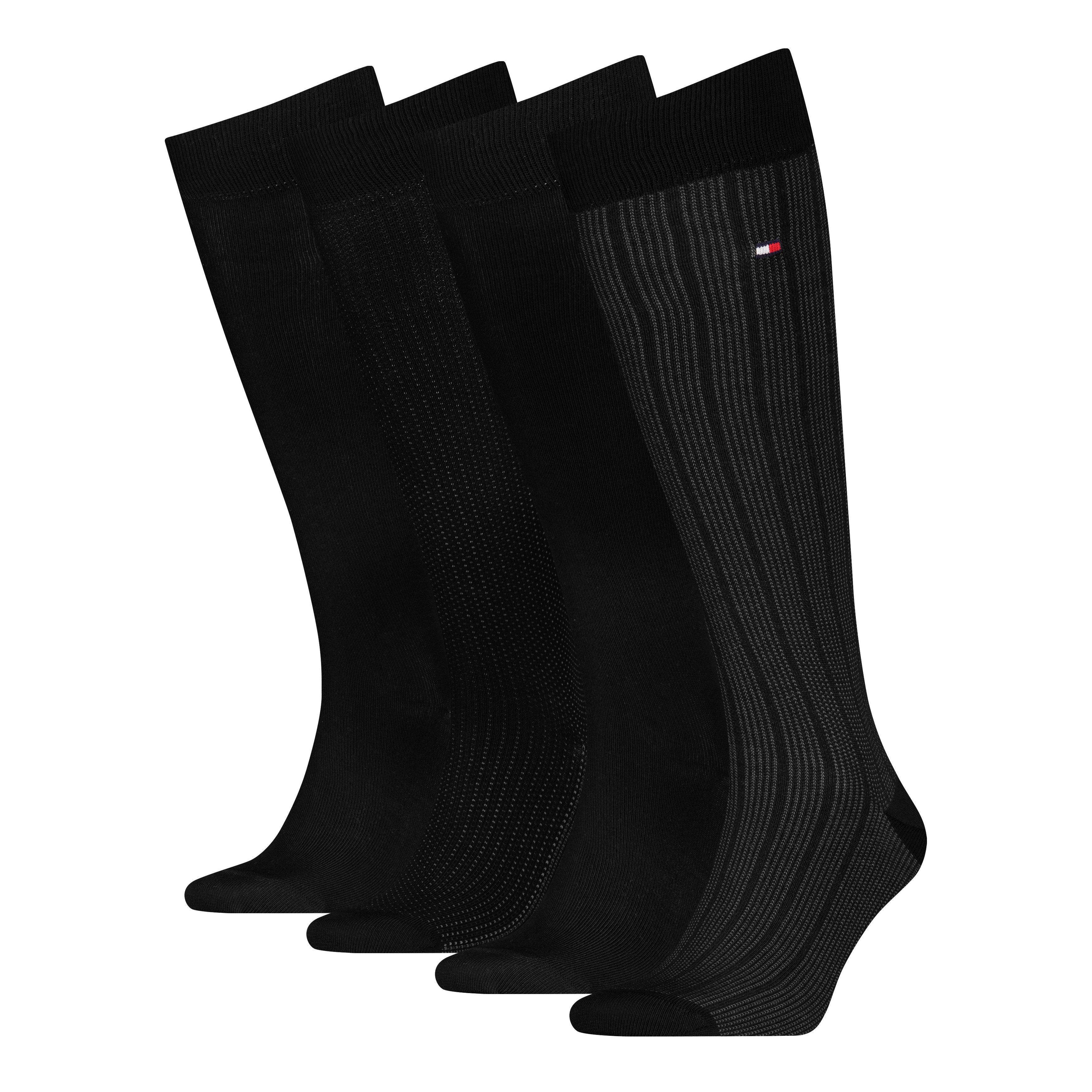 Tommy Hilfiger Kniestrümpfe TH MEN KNEEHIGH 4P TIN GIFTBOX (4er Pack) günstig online kaufen