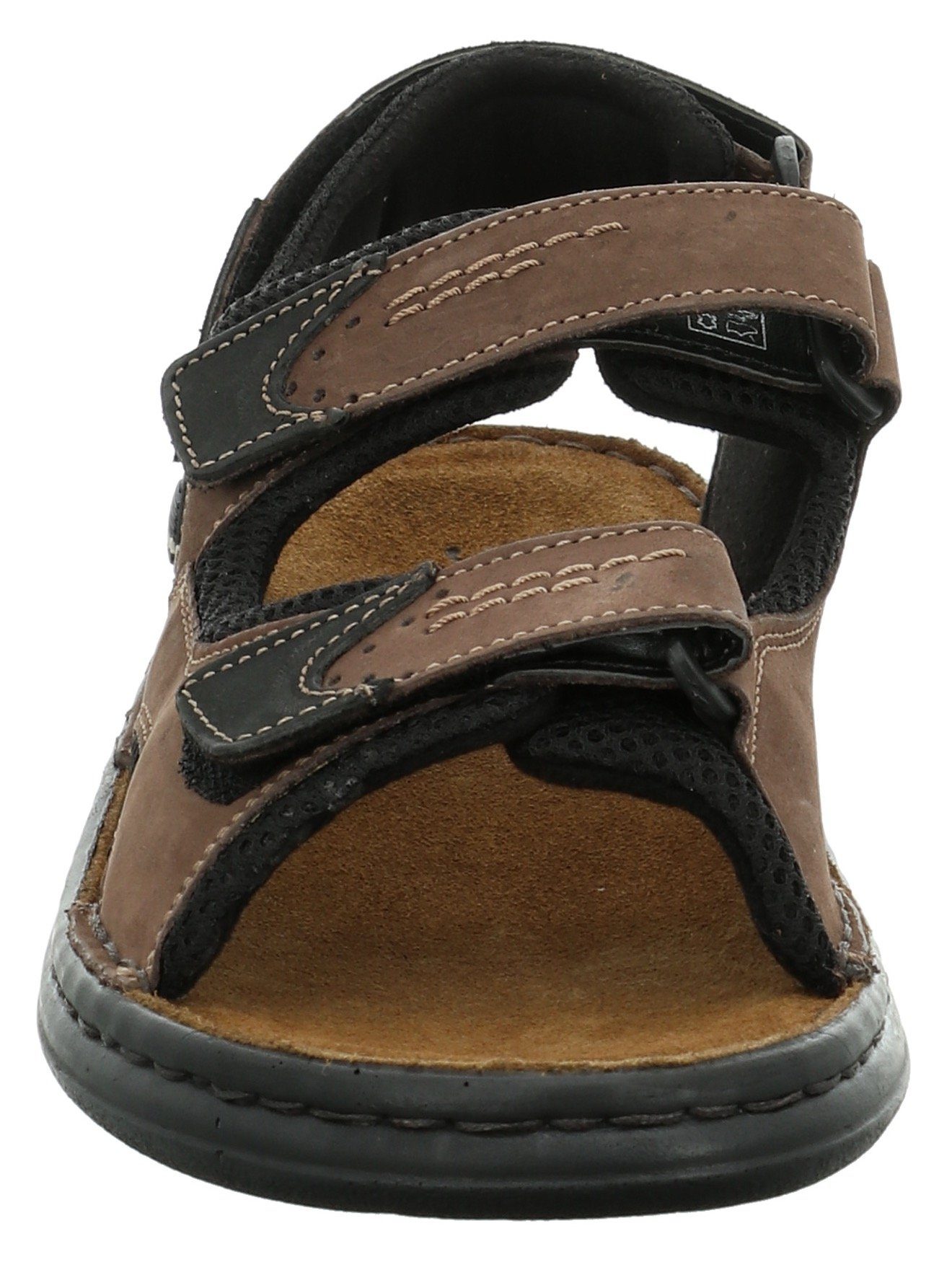 Josef Seibel FRANKLYN Sandale, Sommerschuh, Klettschuh, Freizeitsandale, mit Kontrastnähten