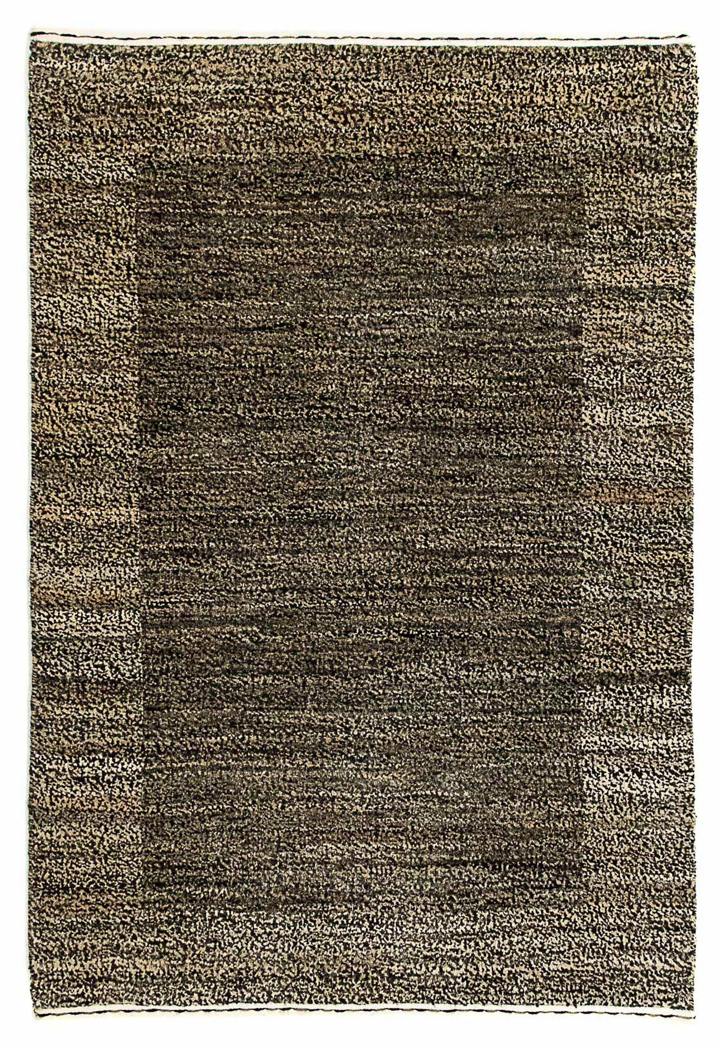 morgenland, - 61 mm, Zertifikat cm 87 - Gabbeh Indus Handgeknüpft, Wohnzimmer, 18 Wollteppich Einzelstück - Höhe: rechteckig, mehrfarbig, x mit