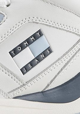 Tommy Jeans TJW NEW BASKET MC Plateausneaker, Schnürschuh, Freizeitschuh, High Top-Sneaker mit Kontrastbesätzen