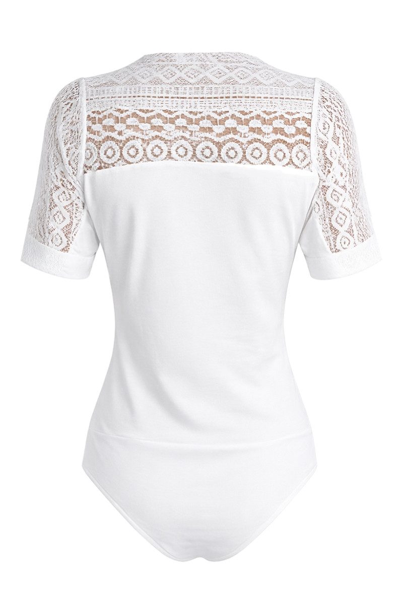 Hangowear Blusenbody Blusenbody - BELA - weiß