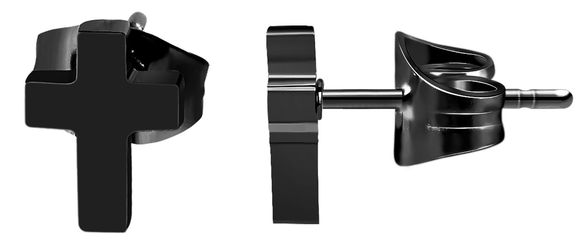 AKZENT Ohrring-Set Adeni Edelstahl Ohrstecker, Kreuz, unisex, minimalistisc günstig online kaufen