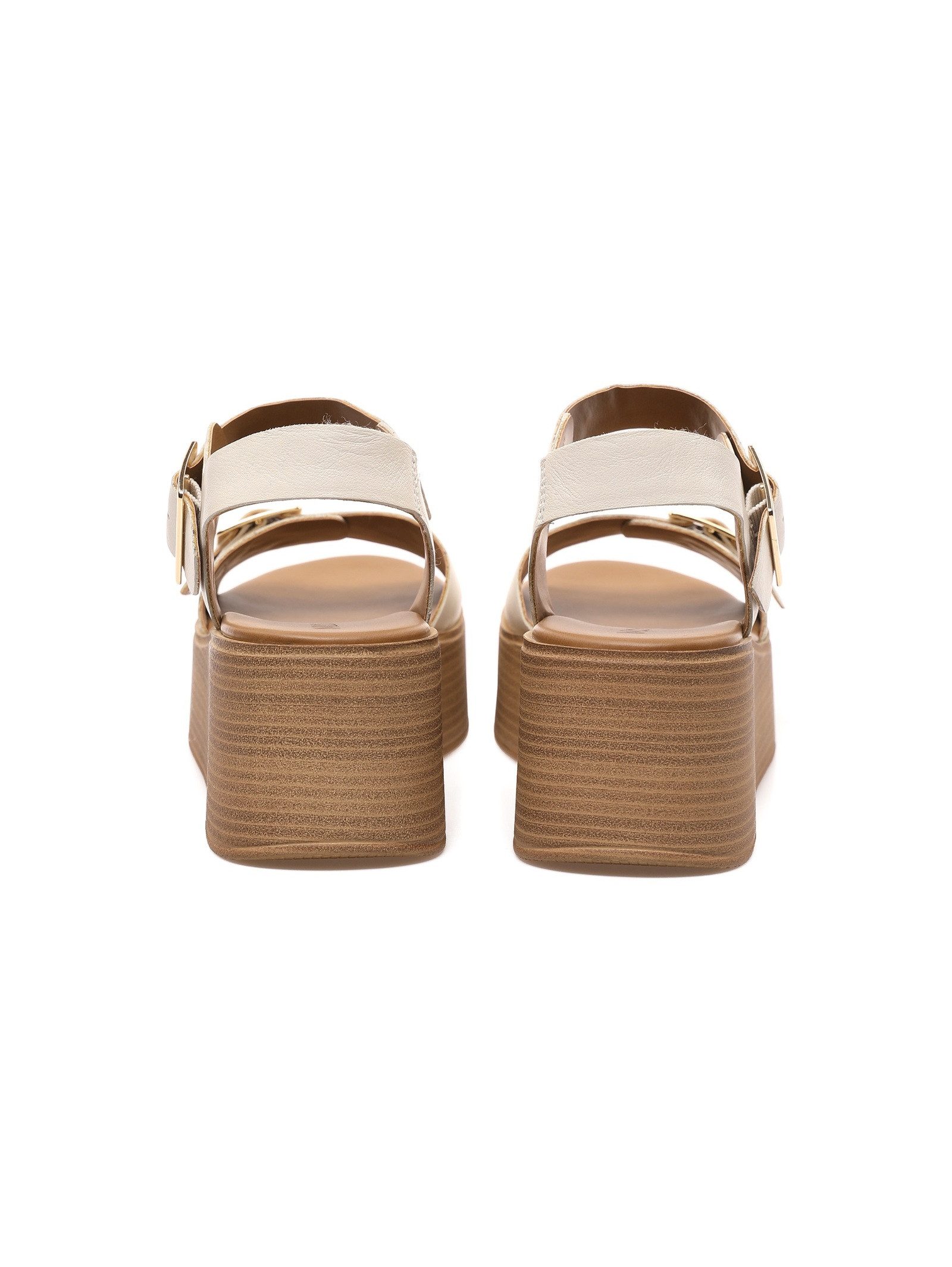 INUOVO Sandalen Leder . Keilsandalette