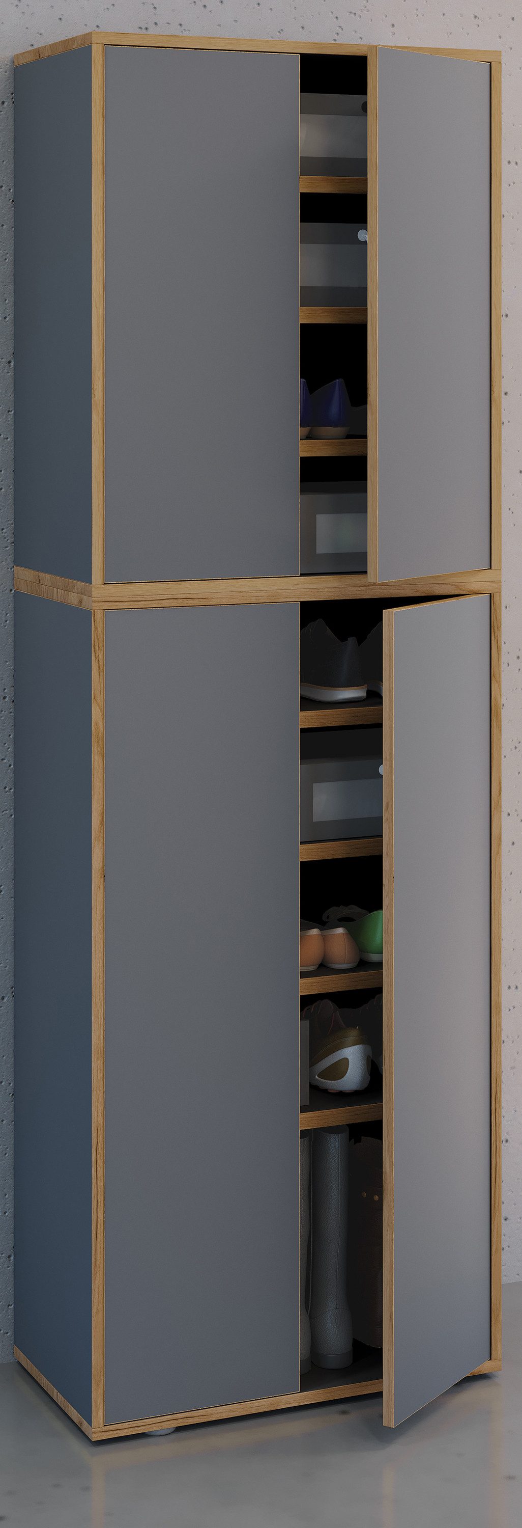 VCM Schuhschrank Salia S XXL9DT60 60x183x33cm