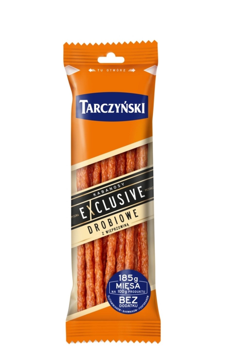 Tarczyński Knabberei Geflügelkabanos mit Schweinefleisch, 10 x 105 g