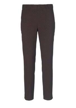 GOLDNER Stoffhose Kurzgröße: Stretchbequeme Jacquard-Hose MARTHA