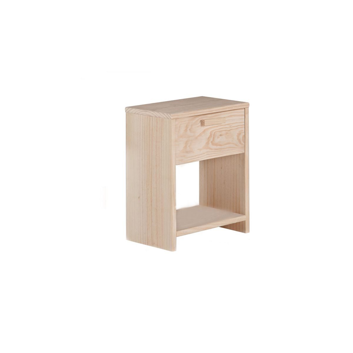 Astigarraga Kit Line Drehtürenschrank Nachttisch Kommode Beistelltisch eine Schublade, praktisch und klein