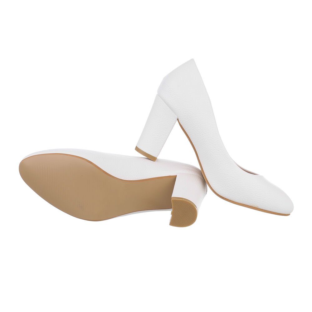 Ital-Design Damen Abendschuhe Elegant High-Heel-Pumps Blockabsatz günstig online kaufen