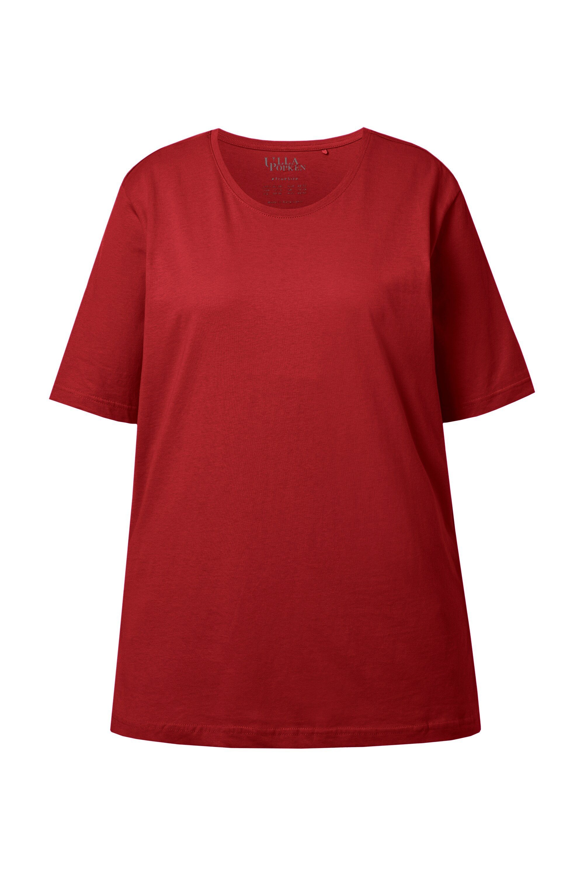 Ulla Popken T-Shirt T-Shirt Rundhalsausschnitt Relaxed günstig online kaufen