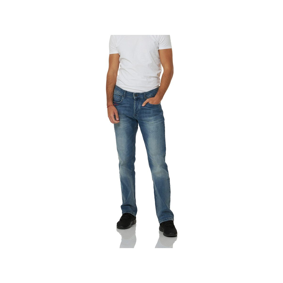 Bültel Worldwide 5-Pocket-Jeans blau (1-tlg)
