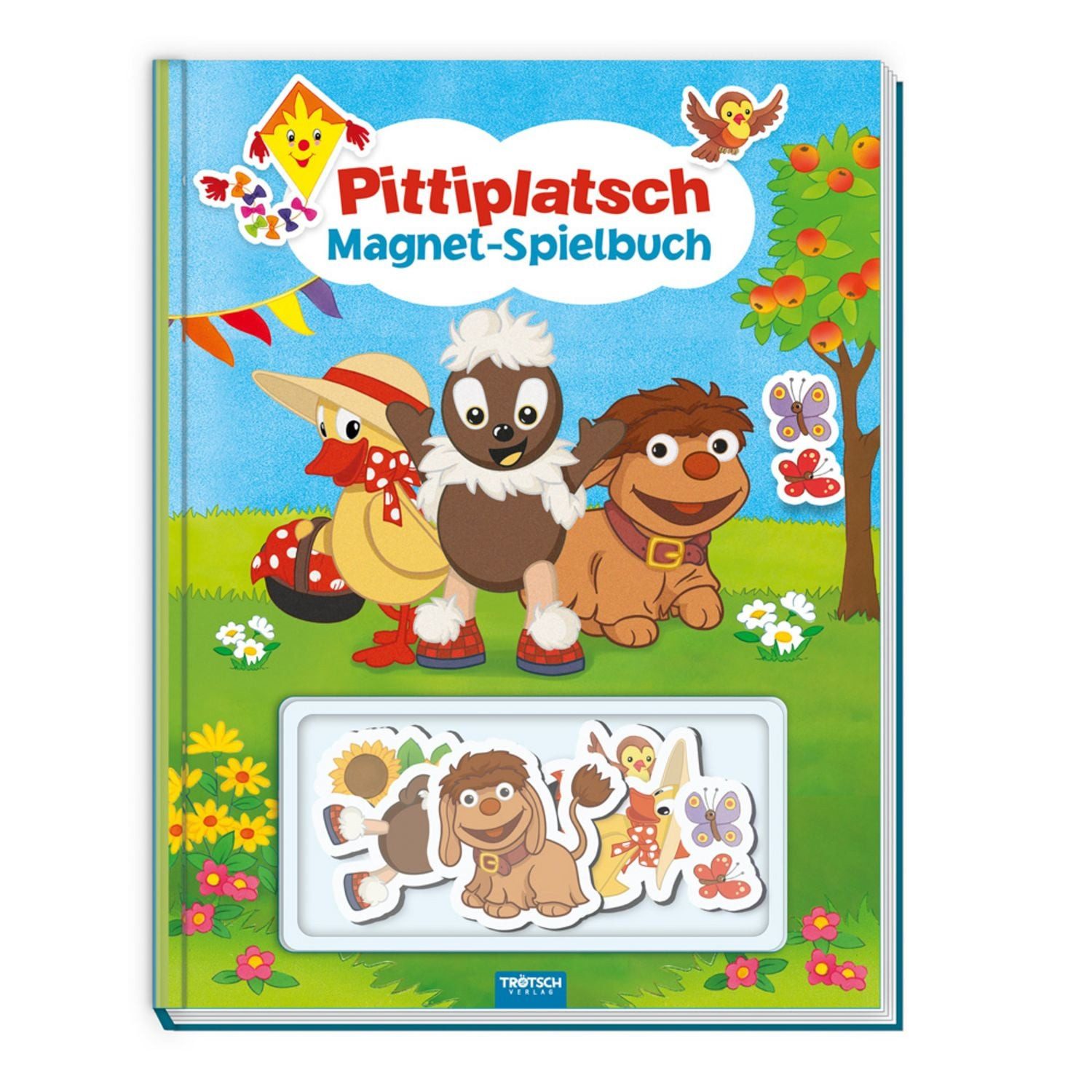 Trötsch Unser Sandmännchen Magnet-Spielbuch Pittiplatsch Pappenbuch mi / diverse