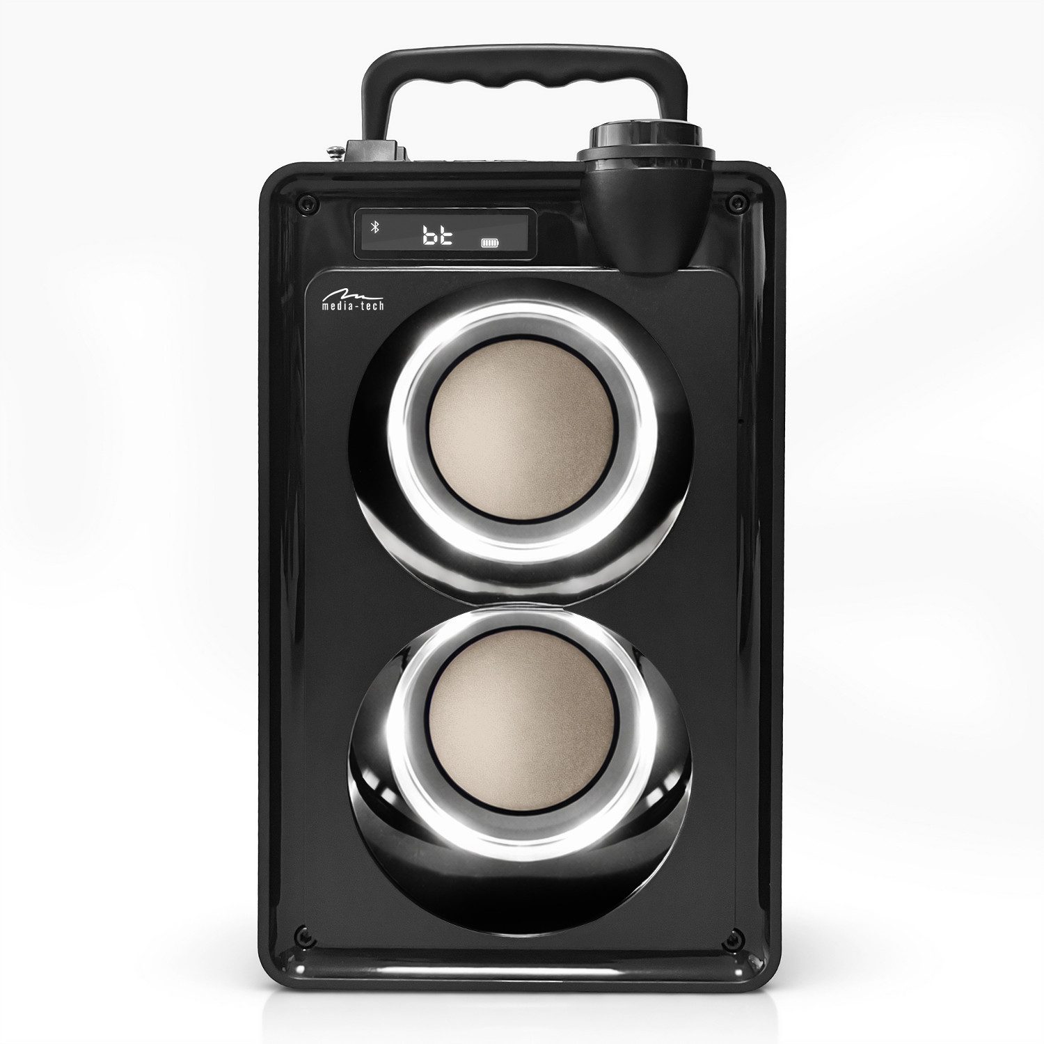 MEDIA-TECH MT3186 Tragbarer Bluetooth-5.3-Lautsprecher OVERBOX Bluetooth-Lautsprecher (30 W)