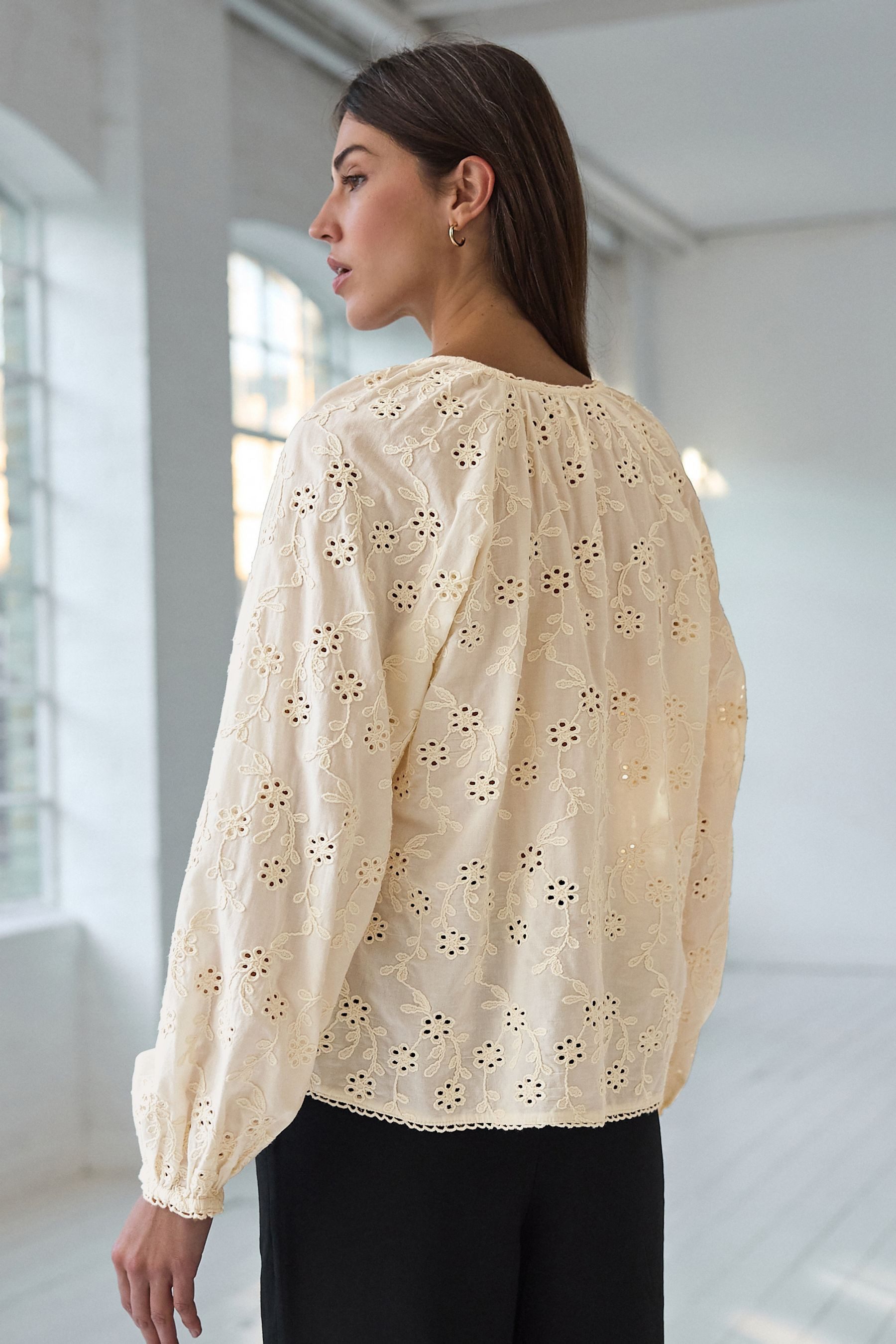 Next Langarmbluse Bluse mit langen Ärmeln günstig online kaufen