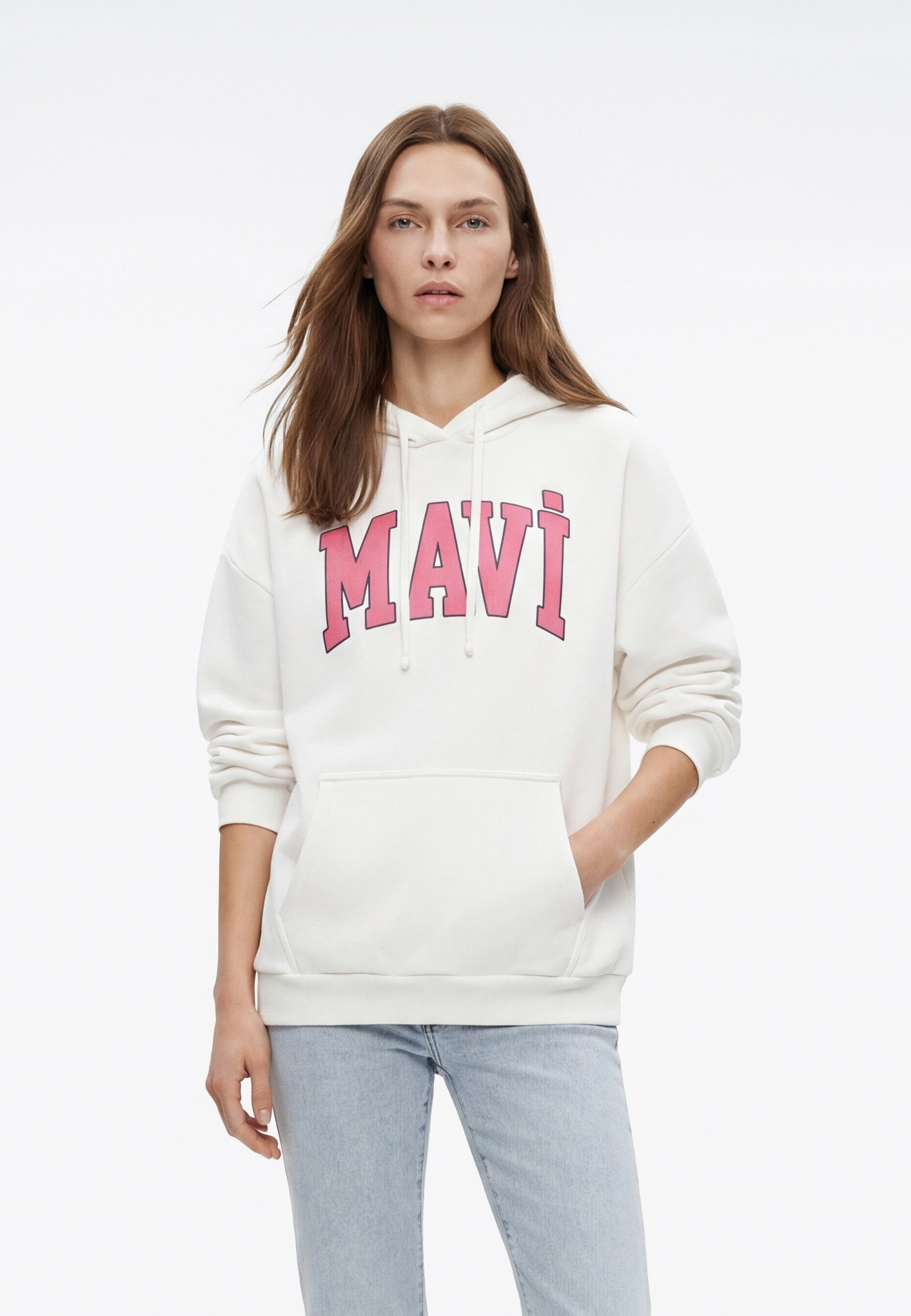 Mavi Kapuzenpullover MAVI LOGO HOODED SWEATSHIRT Logo Sweatshirt