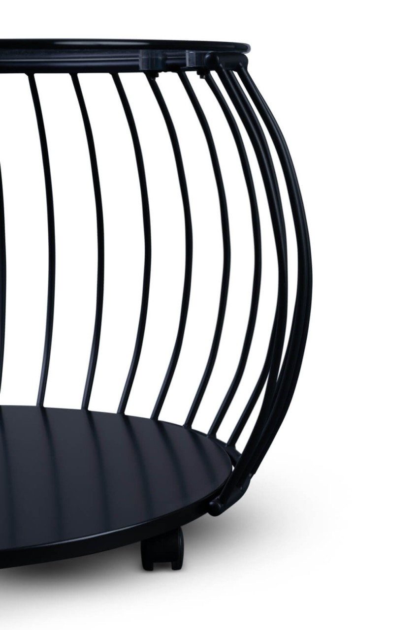 tinkaro Couchtisch Shanghai 2 Metall schwarz (1-St)