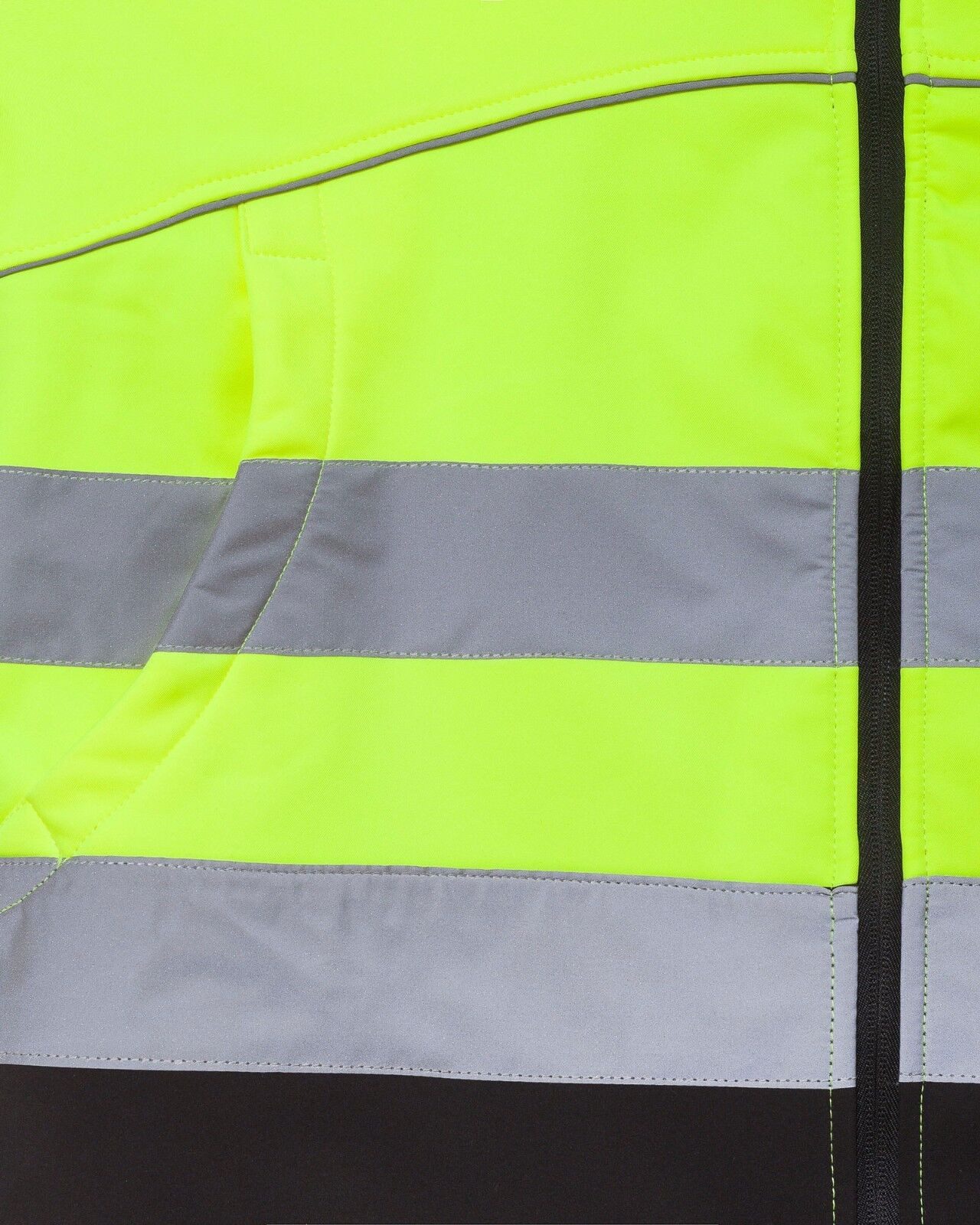 Urgent Arbeitsjacke Arbeitsjacke Softshell Wasserdicht Winterjacke Warnjacke (SOFT-URGNEO) neon, ohne Kapuze