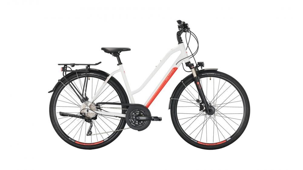 Victoria Trekkingrad VICTORIA Trekkingrad "Trekking 8.6" Mod. 22, Trapez, 28", bianco white