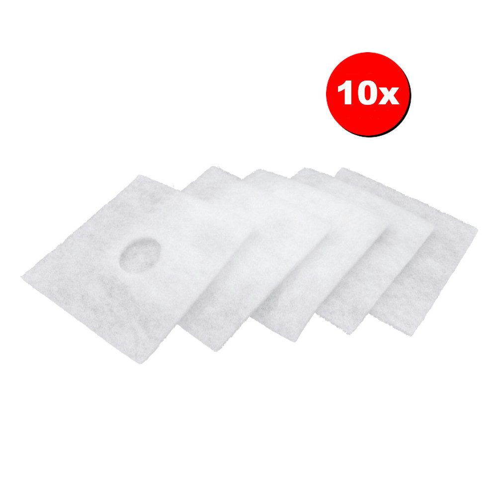 Trade-Shop Ersatzfilter Luftfilter 10x passend für Helios VEZ60/30 S, ELS-VEF 100/40, Zubehör für Helios 00939 / Ersatzteile für Lüfter, Ventilator, Maße: 160 x 160mm / Loch-Durchmesser: ca. 42mm / Filterklasse: G2