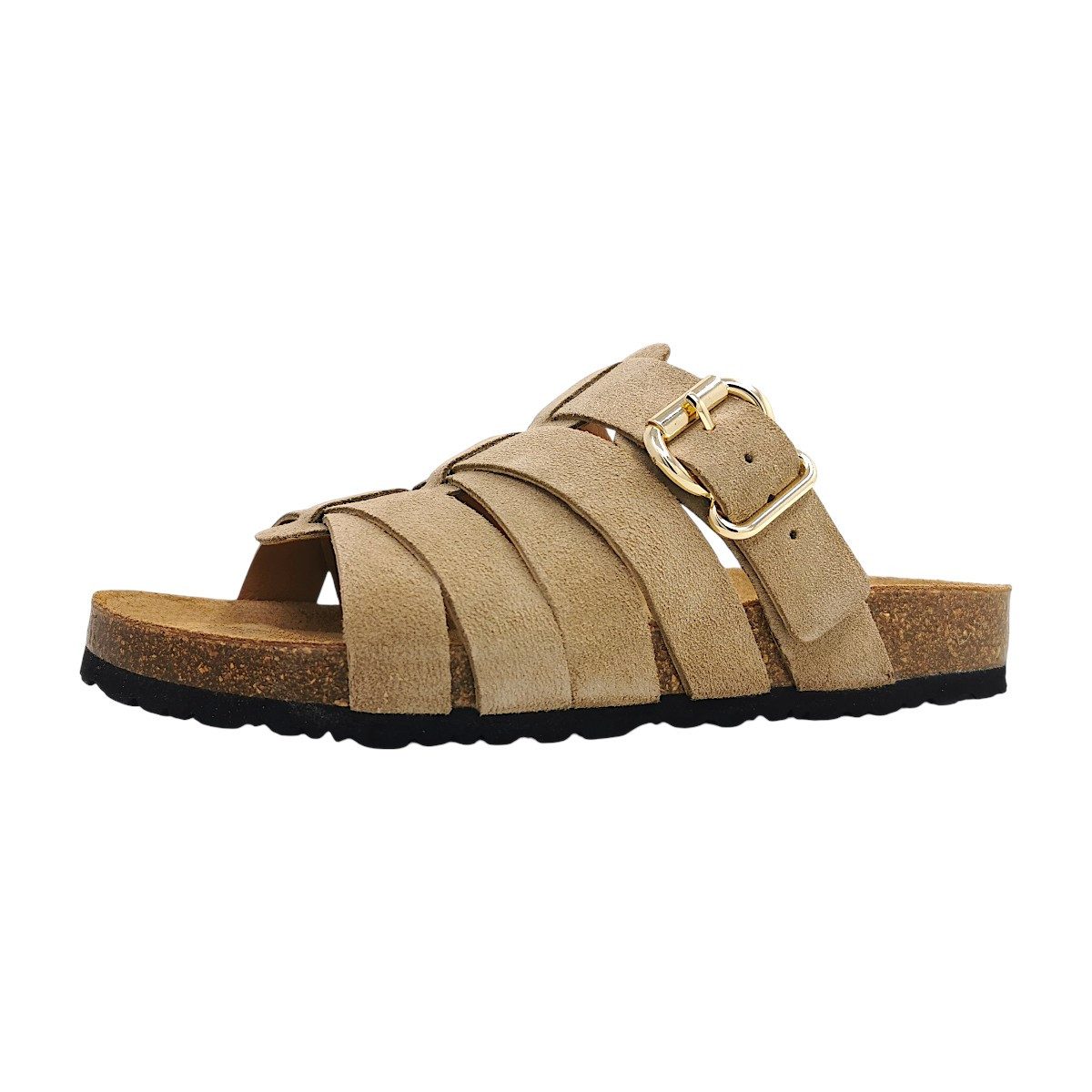 Tamaris Pantoletten Veloursleder . Pantolette