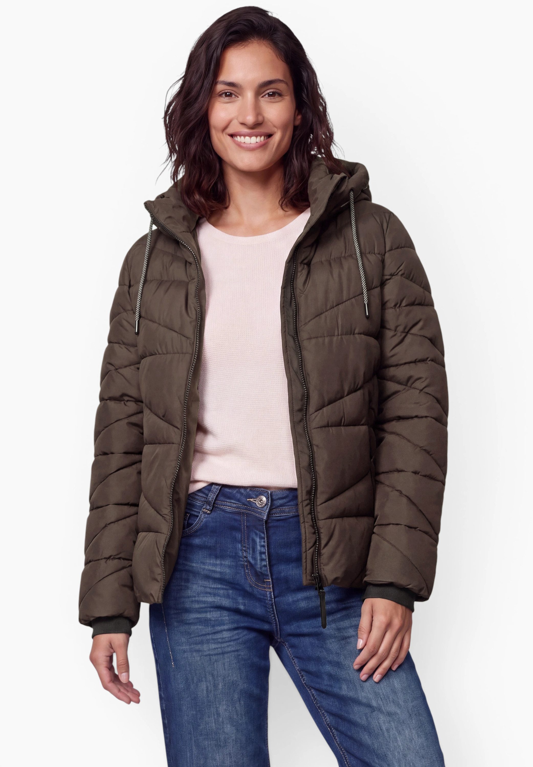 CECIL Steppjacke mit Kapuze