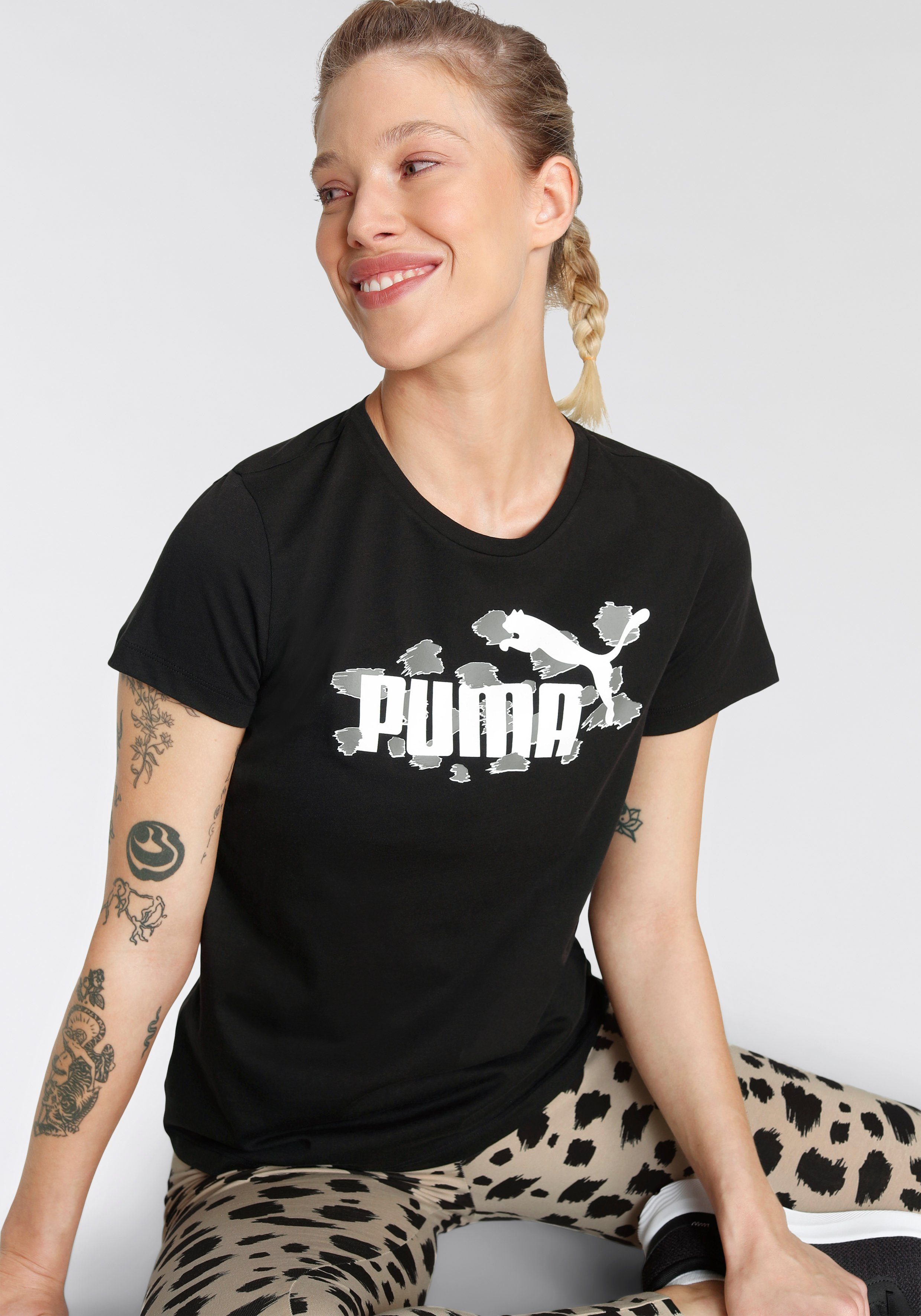 PUMA T-Shirt schwarz | Sport-T-Shirts