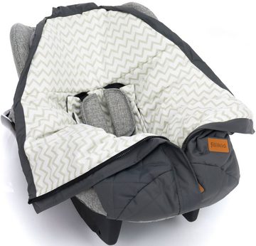 Fillikid Fußsack Sommerfußsack Light Small, grau