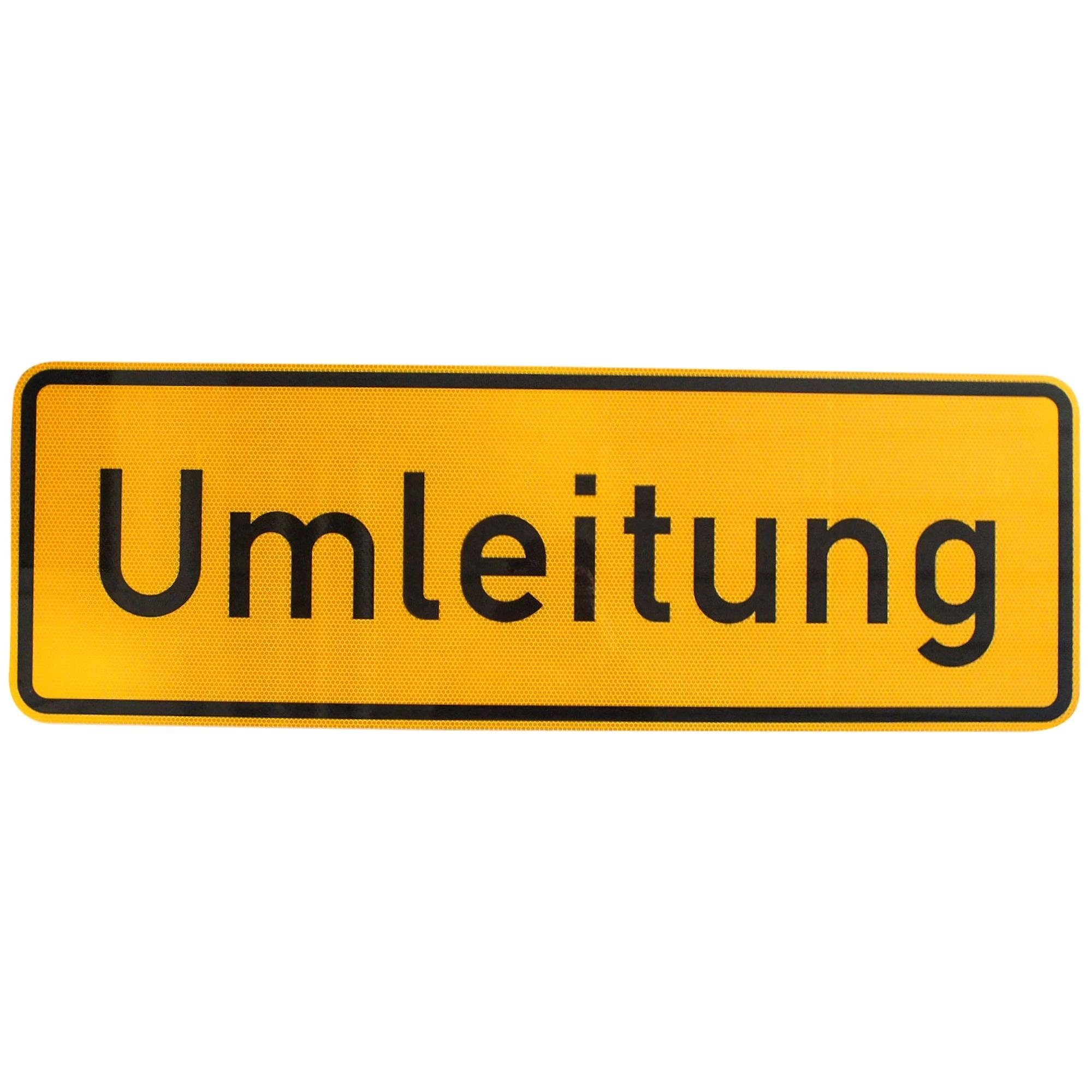 BauSupermarkt24 Verkehrsschild Verkehrsschild 457.1 Umleitung Ankündigung Straßenschild Schild RA2