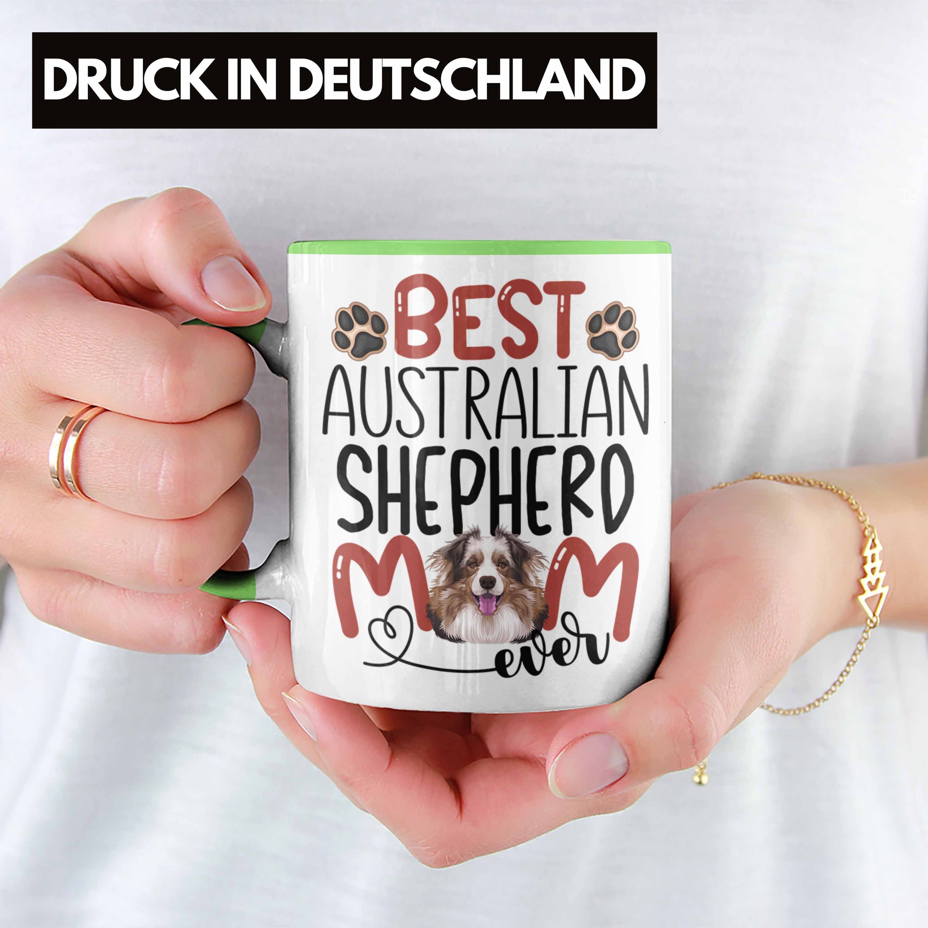 Grün Shepherd Gesc Spruch Tasse Geschenk Mom Trendation Besitzerin Lustiger Tasse Australian