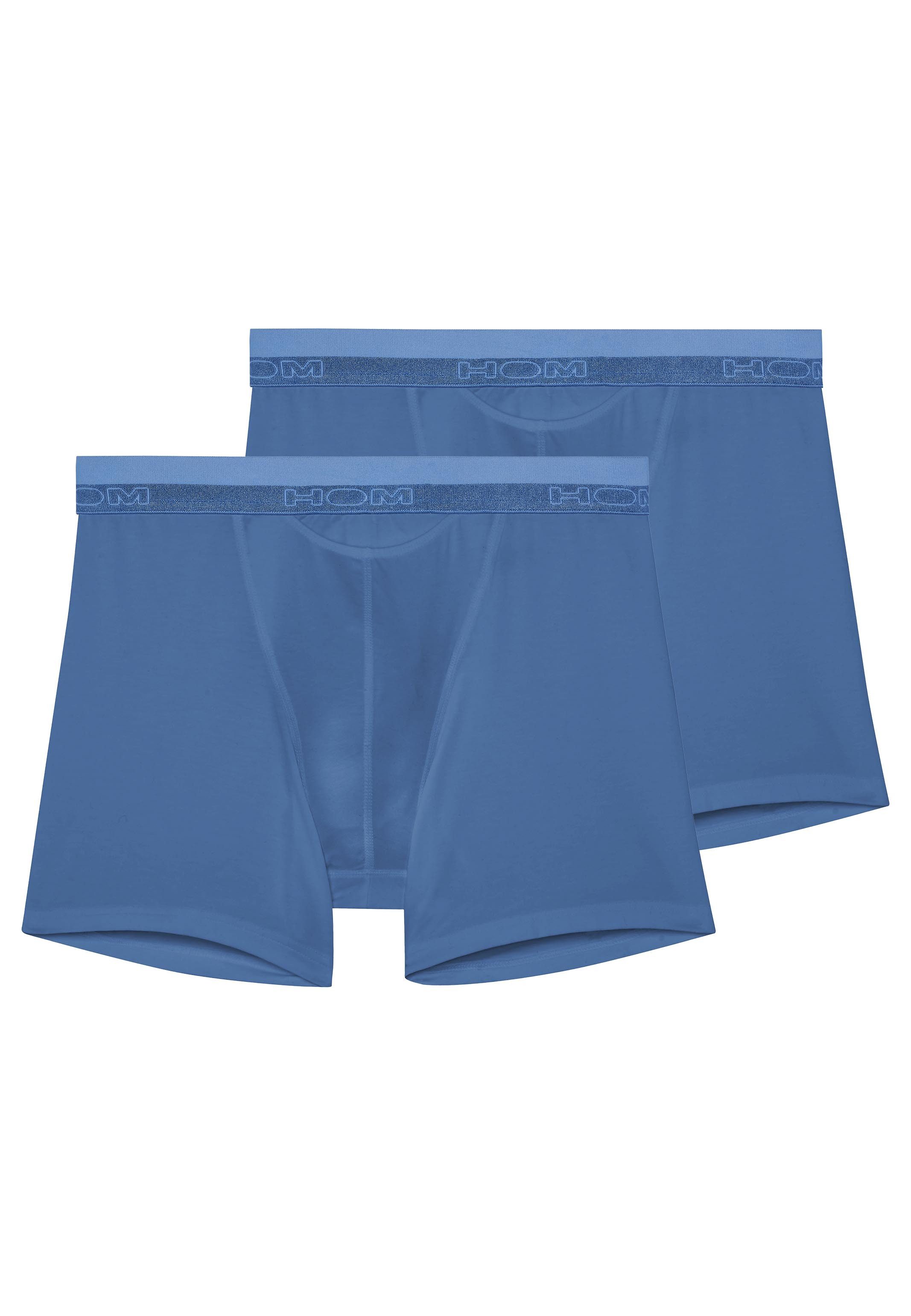 Hom Retro Boxer 2er Pack HO1 (Spar-Set, 2-St) Long Short / Pant - Baumwolle - mit Eingriff - Atmungsaktiv