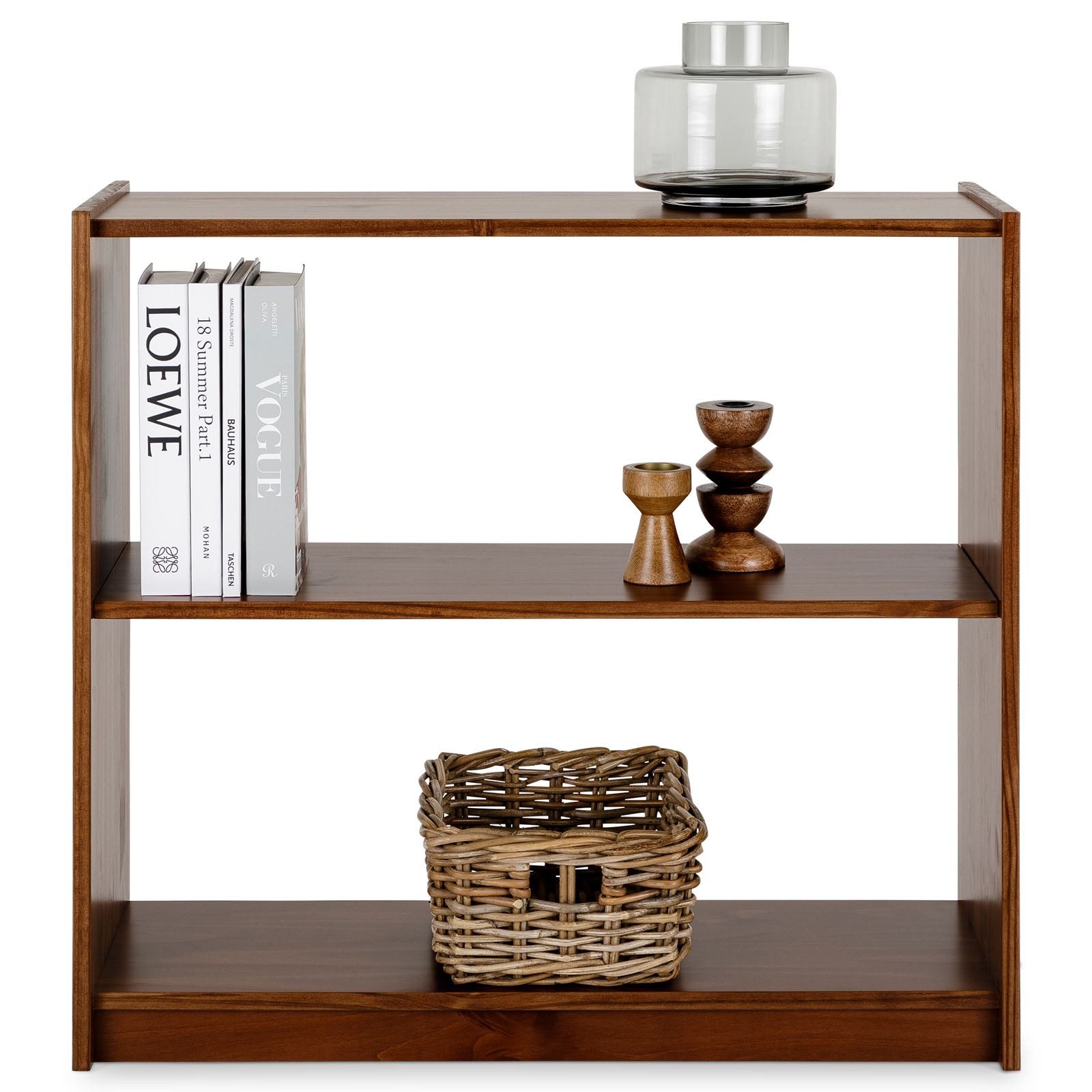 IDIMEX Bücherregal STANDREAL, Bücherregal mit 3 Böden aus Kiefer Massivholz günstig online kaufen