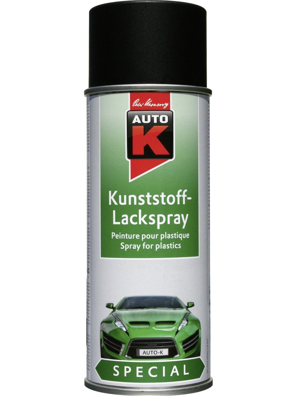 Auto-K Sprühlack Auto-K Kunstoff Lackspray Spezial schwarz 400ml
