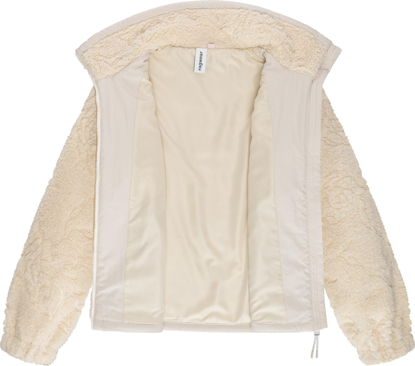 Ragwear Plüschjacke Nordicka II Sportliche Teddy-Fleecejacke mit verstellbarem Kragen – Bild 5 von 5