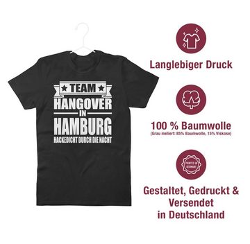 Shirtracer T-Shirt Team Hangover in Hamburg JGA Männer