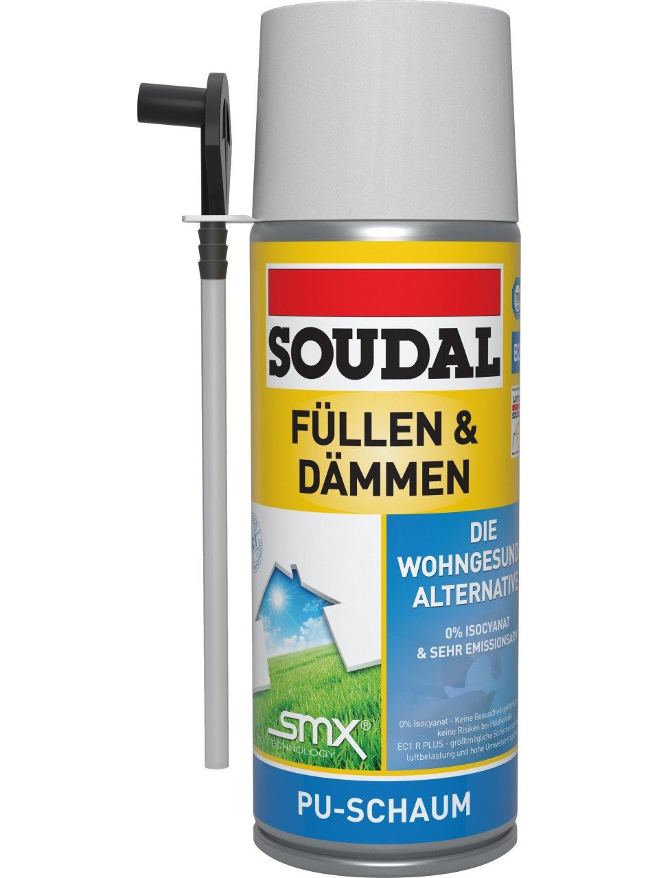 SOUDAL Bauschaumpistole Soudal 1K Füll-/ & Dämmschaum SMX 300 ml