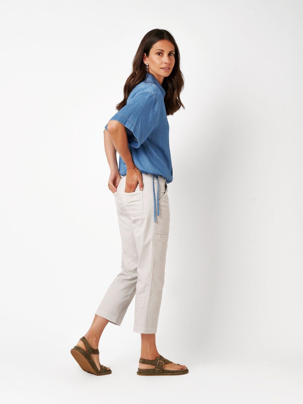 TONI Jogger Pants Sue 3/4 mit markanten Teilungsnähten