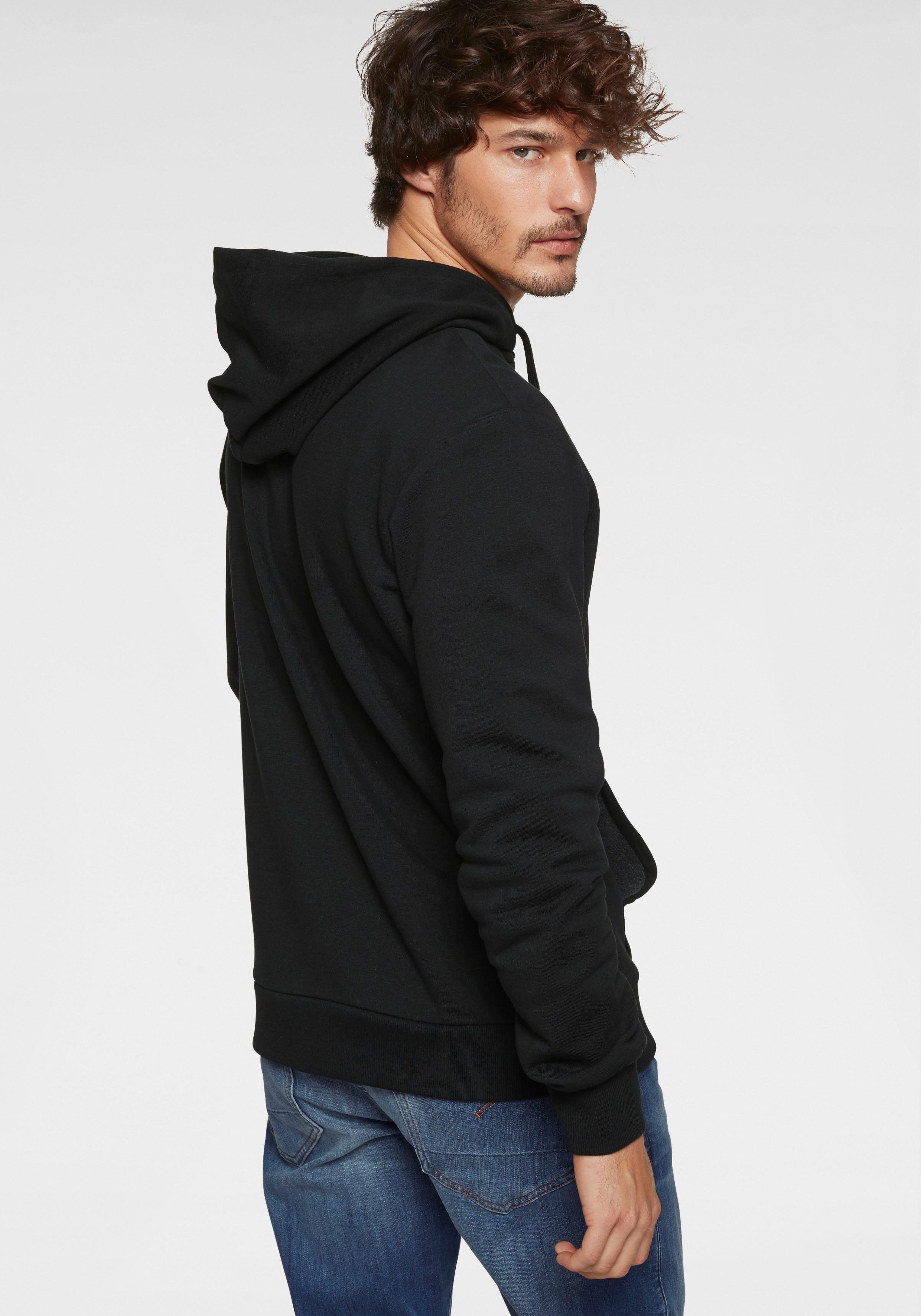 Jack Logo Hoodie mit Black Logoprint Kapuzensweatshirt & CORP Jones