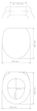 WENKO WC-Sitz Korfu (1-St), Thermoplast weiß, mit Absenkautomatik, bis 300 kg belastbar