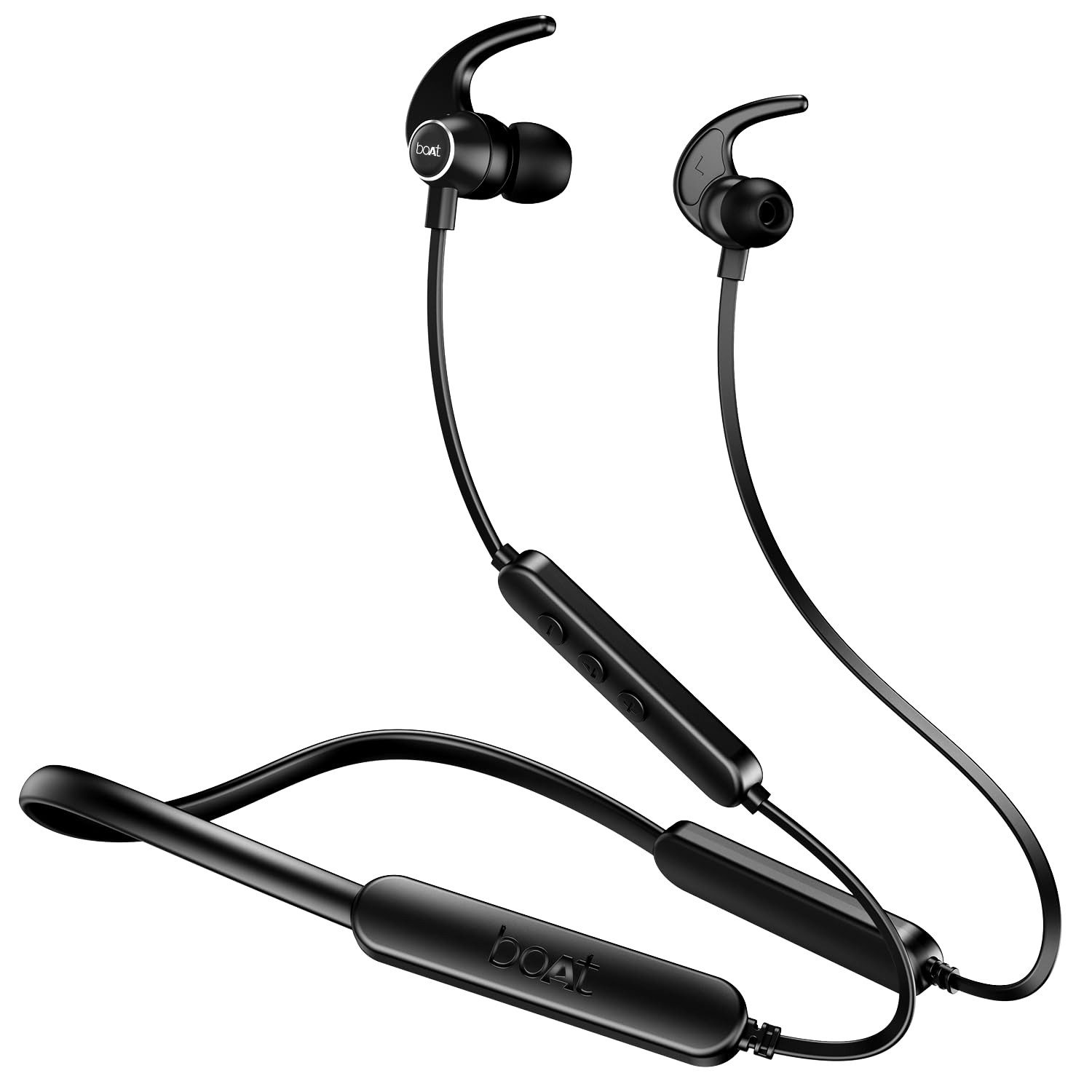 boAt Rockerz 255 Pro+ Bluetooth Nackenbügel In-Ear Ohrhörer Bluetooth-Kopfhörer (Bluetooth, IPX7 wasserdicht, Schnellladen, Dual-Pairing, Magnet)