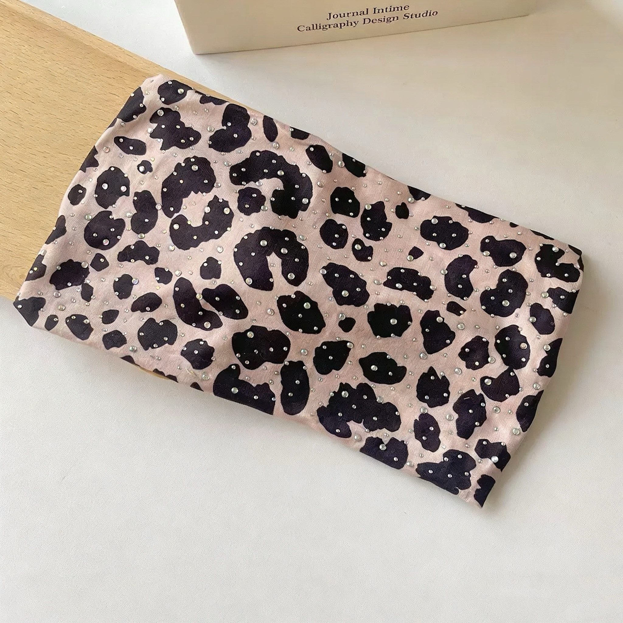 HoyoLee Handels GmbH Haargummi 5-Stück Leopardmuster Strass Haarband-Schwei günstig online kaufen