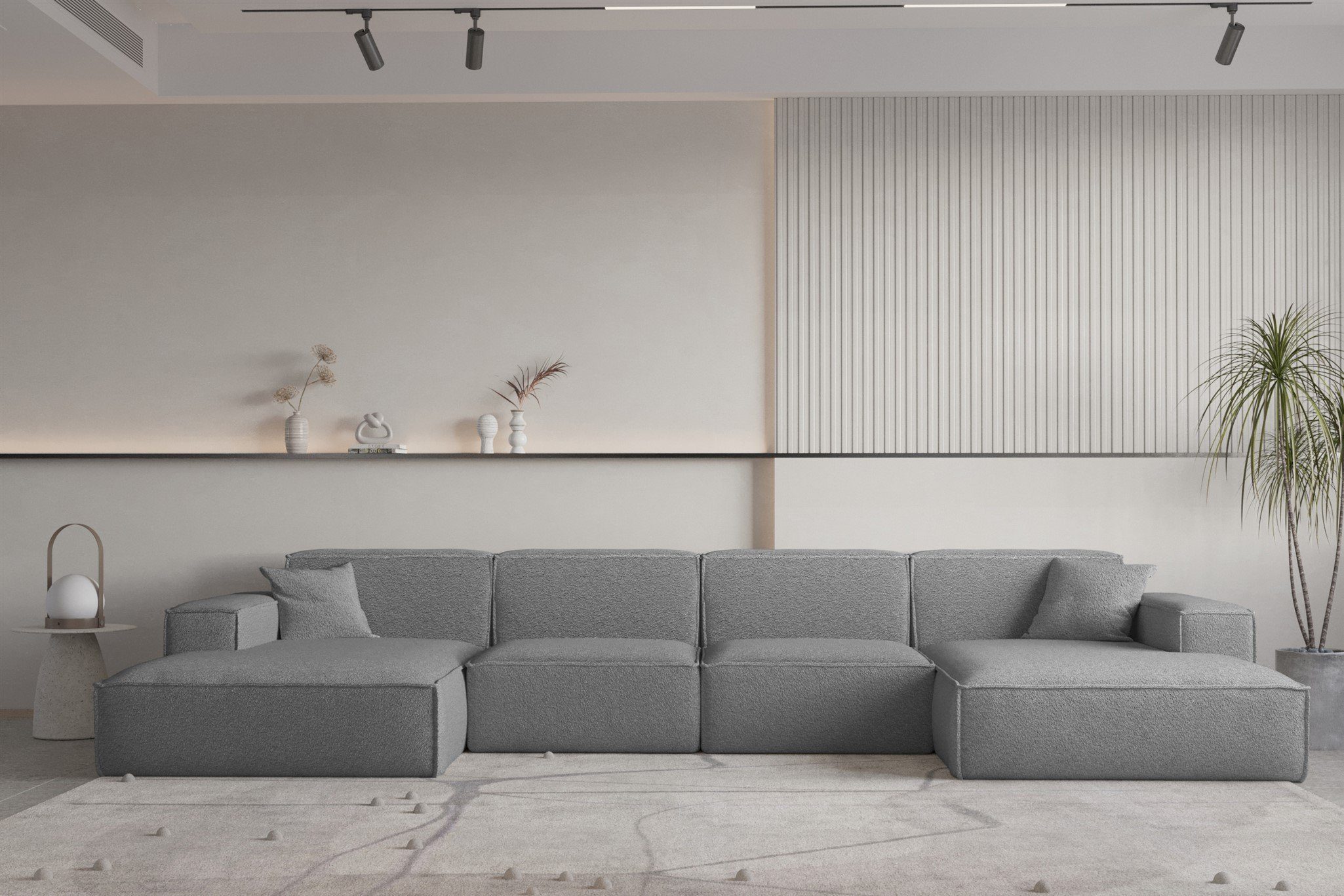 Fun Möbel Wohnlandschaft U-Form CELES PREMIUM, günstig online kaufen