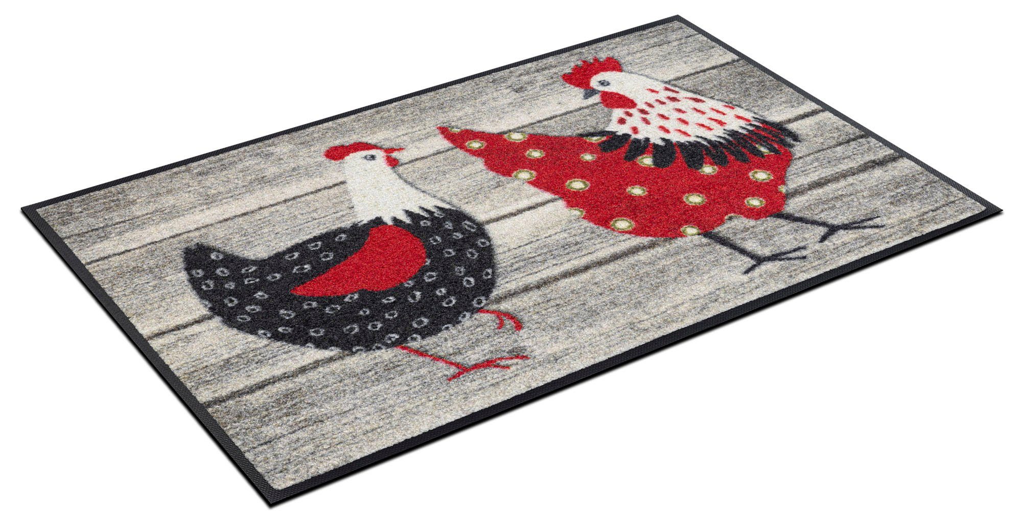 wash+dry by Kleen-Tex Fußmatte Chicken Farm, günstig online kaufen