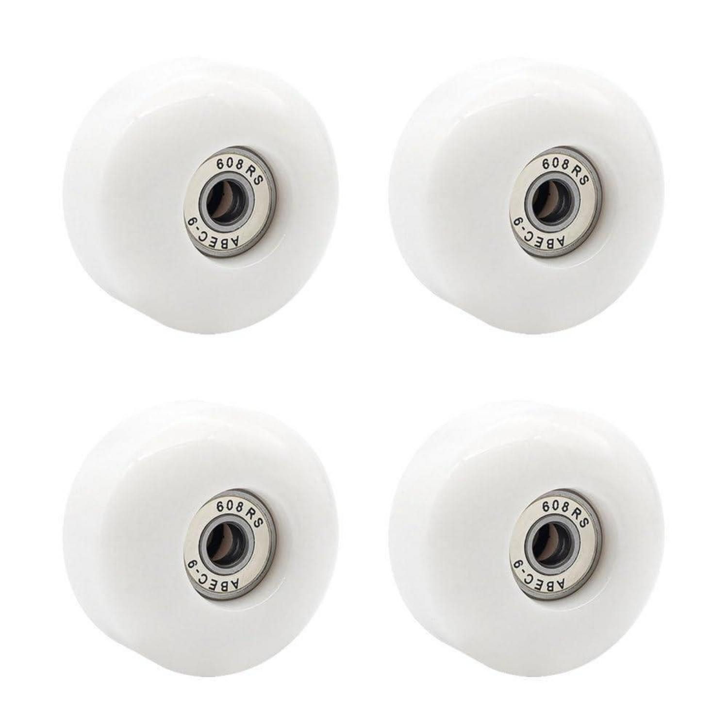 LuxusKollektion Skateboard Skateboard Rollen 52x32mm 95A PU Weiss (4-St)